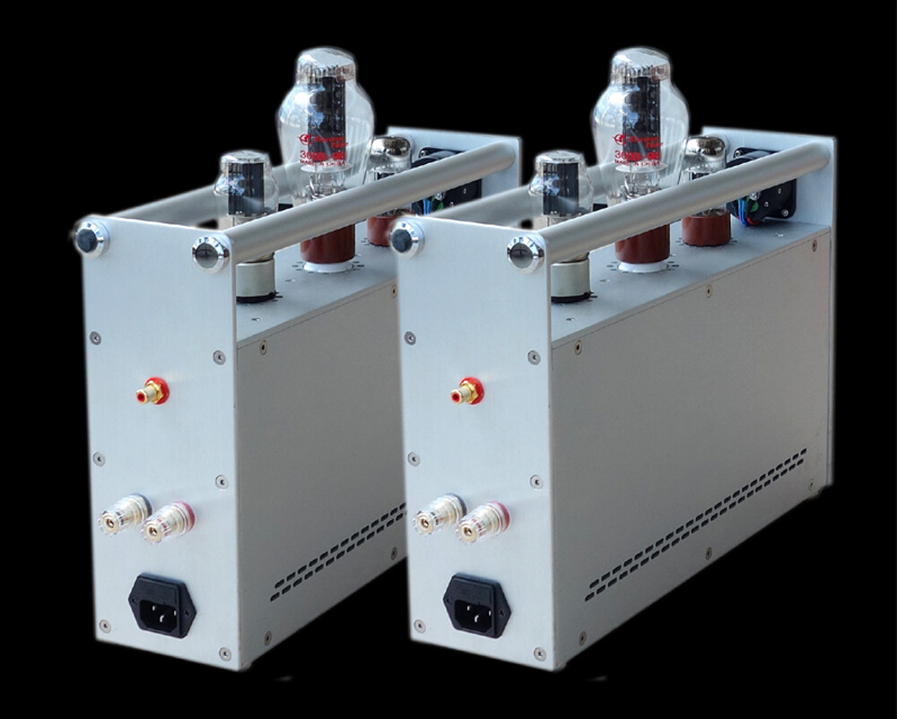 Finished 300B Tube Amplifier Left and Right Channel Split Pure Class A Tube Amp