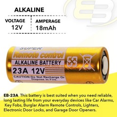 5pk 23A 12V Alkaline Battery Replaces S21 V23GA VR22 1811A 8F10R USA Ship