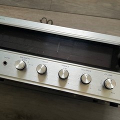 Vintage Realistic STA-77 AM FM Stereo Receiver Silver Plate Made in Japan Tested