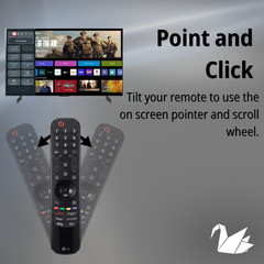 LG TV Magic Voice TV Remote Control MR24GN For 2019-2024 G4 C3 C4 B4 QNED OLED