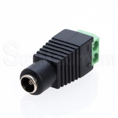 DC Power Connector 2.1 x 5.5mm BNC RCA Male /Female CCTV Video Balun Adapter LOT