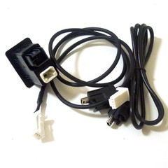 Vehicle AUX USB Socket 8-Pin Interface Cable adapter wire harness for Nissan 201
