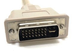 10FT DVI-I Dual link Male/Male Digital and Analog Cable – 10FT (Beige) 615