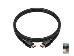 Monoprice 8K Certified Ultra High Speed HDMI 2.1 Cable 3ft Black (5 Pack) 48Gbps