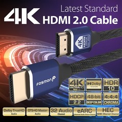 [1FT 3FT 6FT 10FT 15FT 25FT] 4K UHD High Speed Ethernet HDMI 2.0 Cable Plug