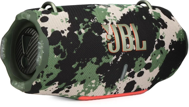 JBL Xtreme 4 Waterproof Portable Bluetooth Speaker – Black Camo