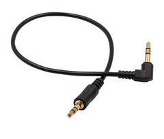 30cm Gold Plated 3.5mm to 3.5mm Jack to Jack Audio Cable Lead Short Aux Car