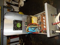 100 AMP HOMEBREW UNREGULATED POWER SUPPLY, WORKS WELL, 110VOLT.