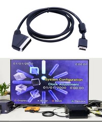 RGB SCART Cable Compatible for PS1/2/3(3.28 Feet)