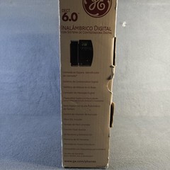 GE 27909FE1 6.0 Dect Stainless Cordless Phone Answering Machine New In Box