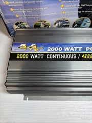 2000 Watt Power Inverter / 4000 Watt High Surge – DC 24V to AC 220V-240V, 60Hz