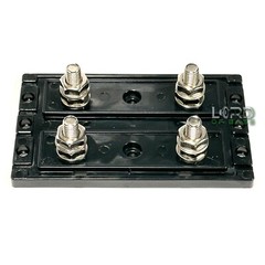 Lord of Bass Dual ANL Fuse Holder Ring Terminal Double 1/0 Gauge Or 4 Gauge