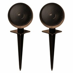 Landscape Speaker Pair 60W IP65 Outdoor Weather Resistant In Ground Stake Bronze