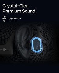 SHOKZ OpenRun Pro – Open-Ear Bluetooth Bone Conduction Sport Headphones, Sweat R