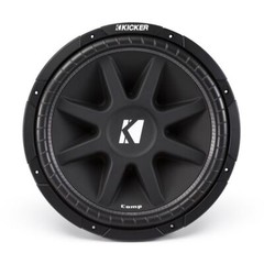 Kicker C154, Comp 15″ Subwoofer, 4-Ohm, 250W (43C154)