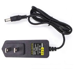 AC/DC 9V 1A Power Supply Adapter Charger with 10 Sizes DC Plug Tips