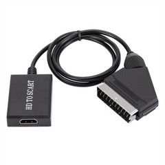 ABS 1080P HDMI-Compatible To Scart Video Output Audio Converter Adapter