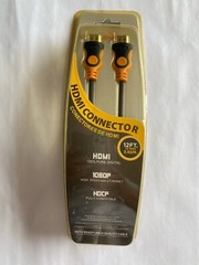 QFX HDMI Connector 12 FT HD-12 , 24k gold plated tips for superior signal tr NEW
