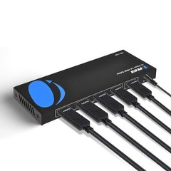OREI 4K 1X4 HDMI Splitter, 1 Port to 4 Display, Powered