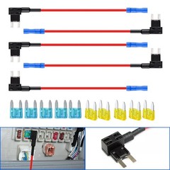 15PCS Car Fuse Holder TAP Adapter Kit 12V 15A 20A Add-a-circuit Standard ATM APM