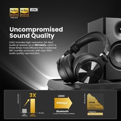 OneOdio Studio Max 1 Wireless Over-Ear DJ Headphones Hi-Res/LDAC Audio