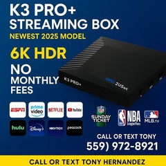 K3 PRO+ Streaming Box 2025 | 6K HDR | Android 12 | No Monthly Fees 🚀