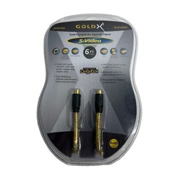 GoldX S-Video Cable 6FT Plus Series High Performance Cable