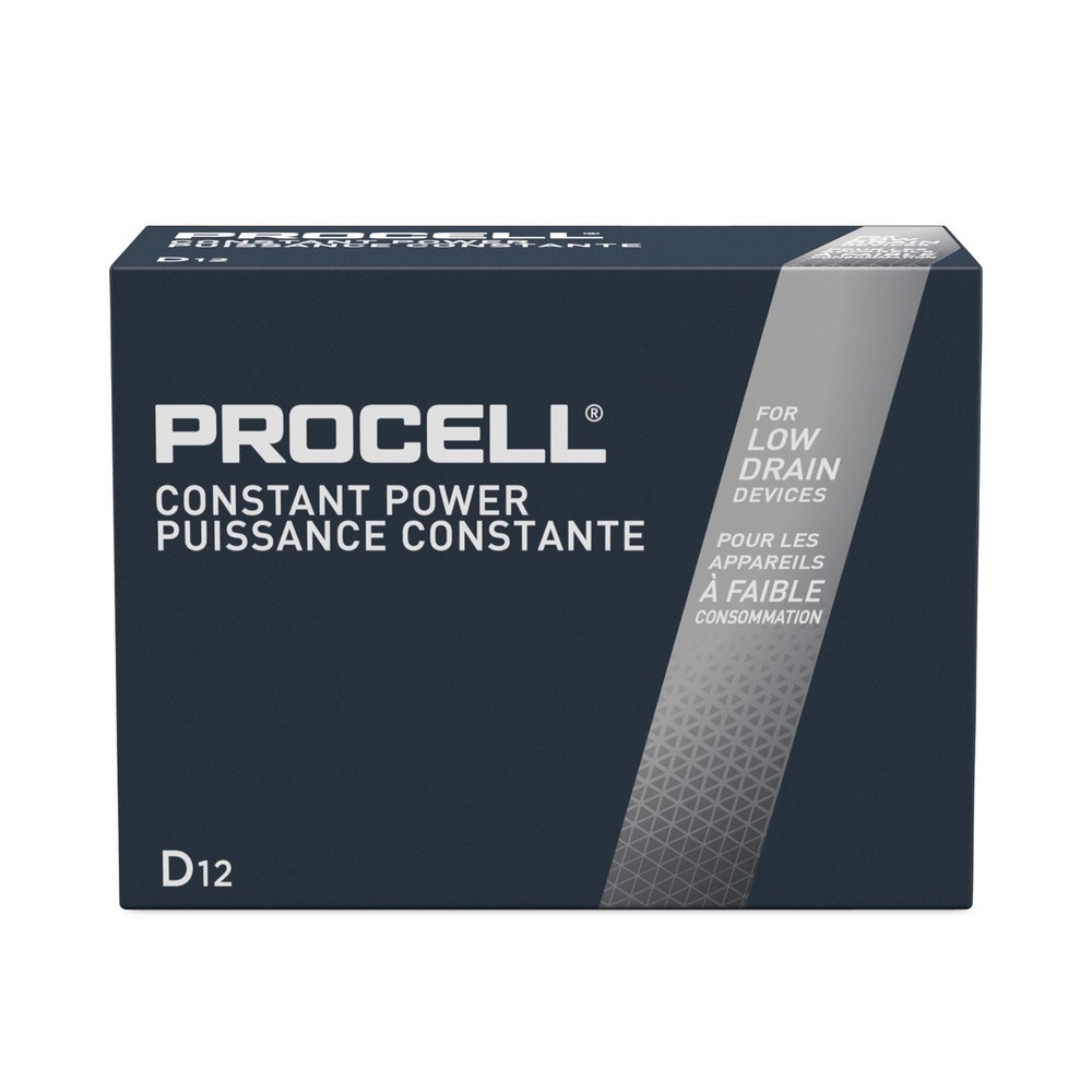 Duracell® Procell Alkaline Batteries, D, 12/Box