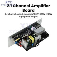 DC 24V AC110-220V Bluetooth Amplifier Board 2.1Channel 100W+100W+200W high-power
