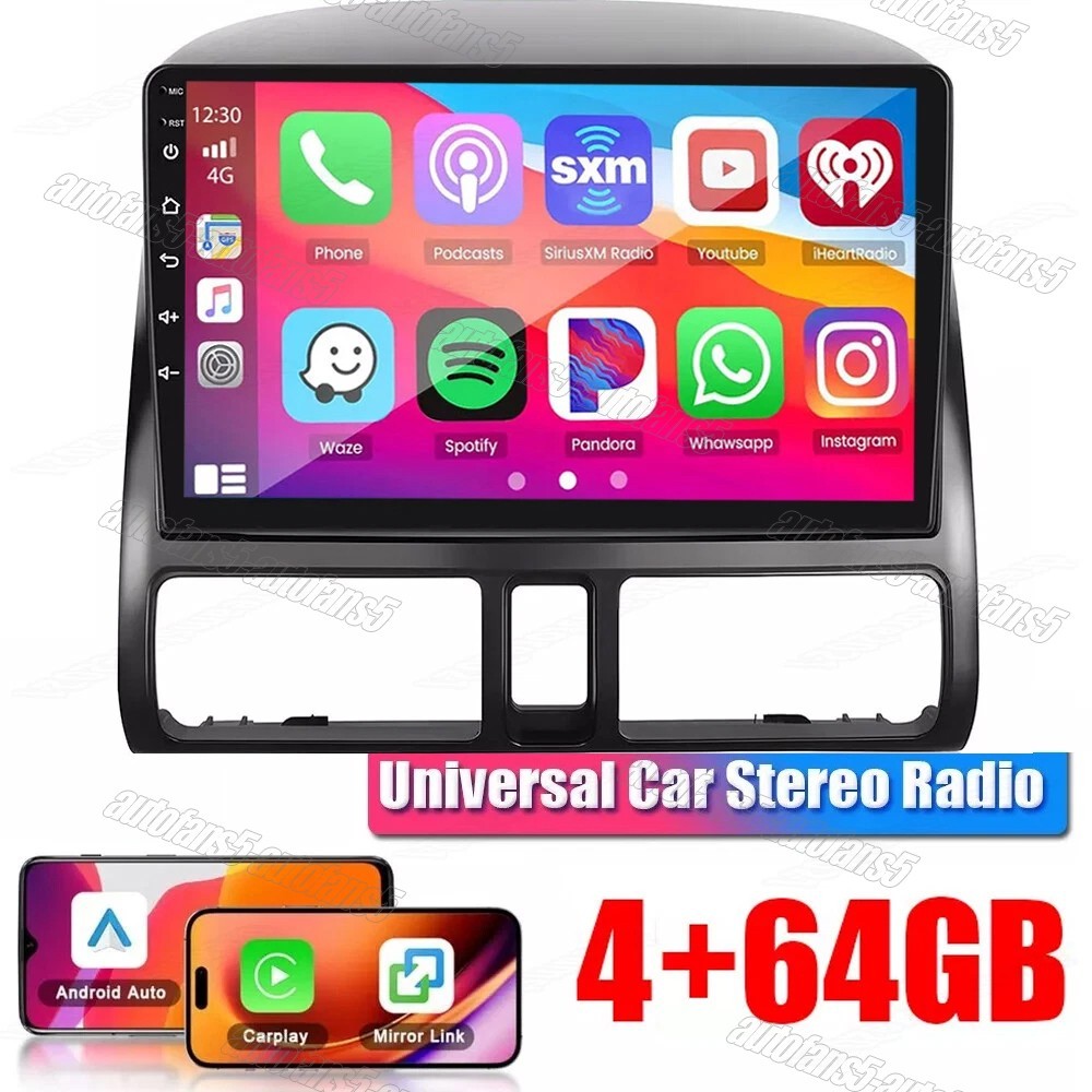 For Honda CR-V CRV 2002-2006 Apple CarPlay Android 15 Car Stereo Radio GPS 64GB