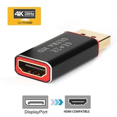 4K*2K 30Hz Display Port DP To HDMI Adapter/Mini DP To HDMI Cable For MacBook Pro
