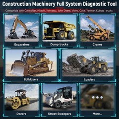 Commercial Truck Scan Tool DPF Regen Heavy Duty Truck Scanner OBD2 Code Reader