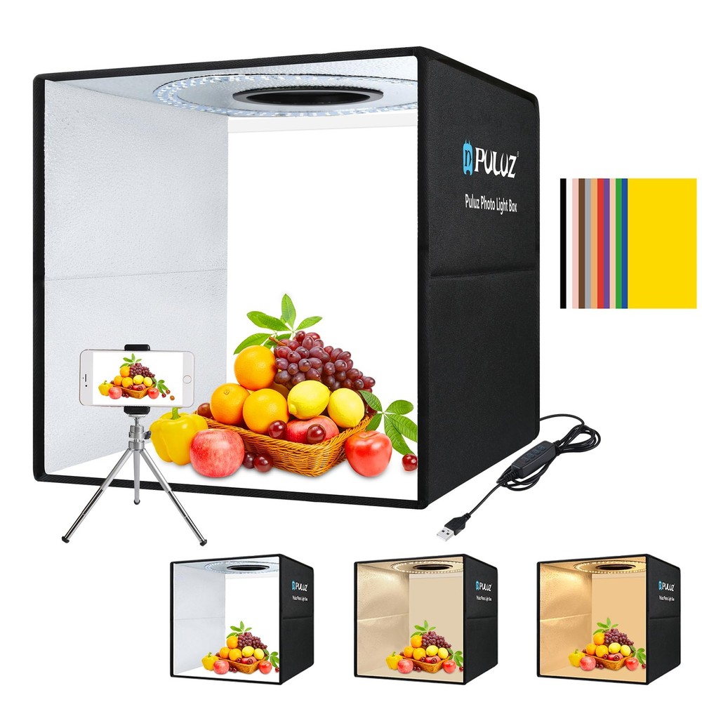 Photo Light Box 16 x Foldable Portable Studio 144 LED PULUZ Professional Tent
