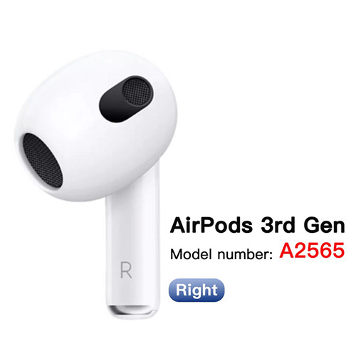 Apple AirPods 3RD Generation Replacement – RIGHT SIDE ONLY (A2565) – Good