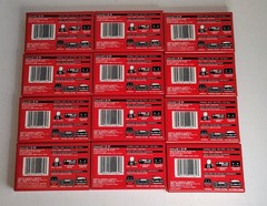 Maxell UR 90min Audio Cassette Tapes Normal Bias 12 Pack Open Box Sealed Tapes