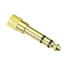 6.3mm 1/4″ Male plug to 3.5mm 1/8″ Female Jack Stereo Headphone Audio Adapter