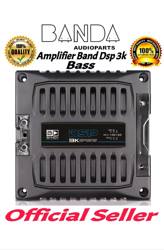 Banda Dsp 3k Bass – Digital Amplifier 3000 Watts Rms 2 Ohms With Limiter 1 Canal