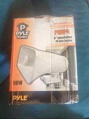 Pyle Indoor/Outdoor PA Horn Speaker – 6” Pa Horn Speaker 50w