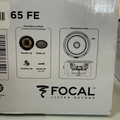 Focal PC 165 FE – 6.5″ (16,5 CM) 2-Way Coaxial Speaker Set Flax Evo Series 140W