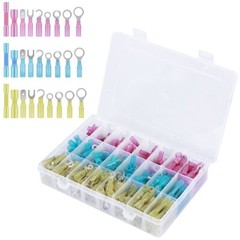270pcs Heat Shrink Tubing Wire Connectors Marine Automotive Waterproof Terminal