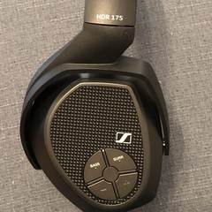 Sennheiser HDR 175 Black Wireless Adjustable Headband Over Ear Headphone Only