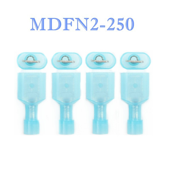 500X Insulated Female Male Spade Terminal Crimp Quick Disconnect Wire Connectors
