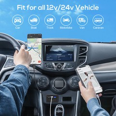 12V Dual USB QC3.0 & PD Port Car Fast Charger Socket Power Outlet On-Off Switch