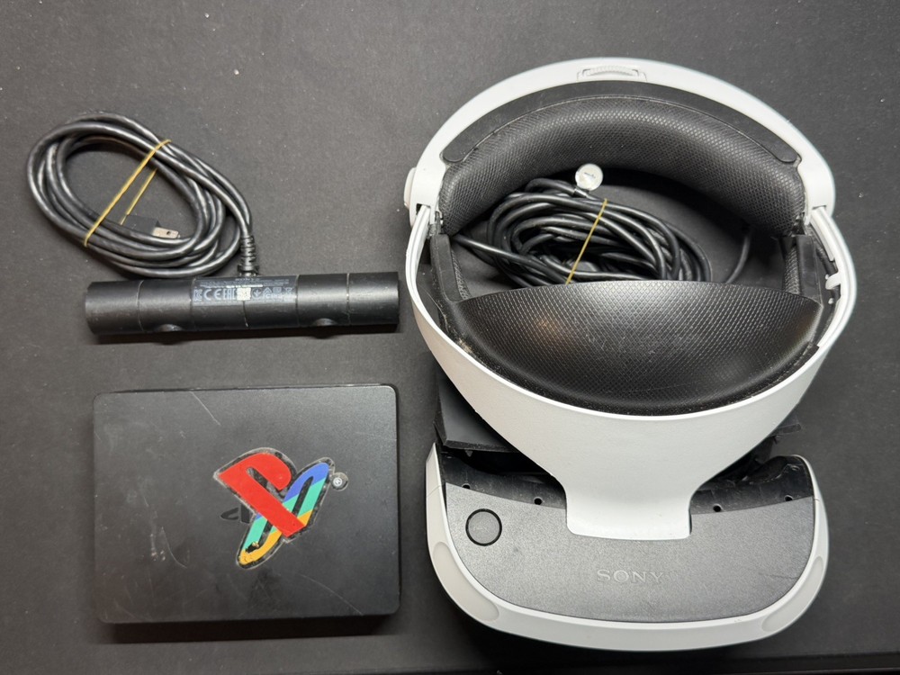 Sony PlayStation VR PSVR V2 CUH-ZVR2 Headset Camera Processor Bundle PS4