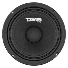 DS18 PRO-GM6.4PK2 6.5″ 1200W 4-Ohm 4 Midrange Speakers + 4 Bullet Tweeter 2-Pack
