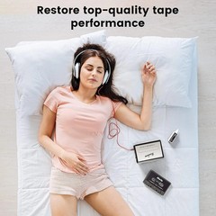 Cassette Head Cleaner Tape with Fluid Maintenance Kit – Easy to Use & Restore