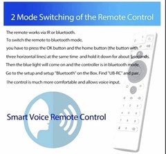 Voice Remote Control for UB12 + tvbox 2026 安博盒子12全套Android 64+4G Unblock tech