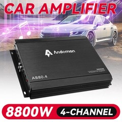 8800W 4CH Class AB Car Amplifier Stereo Audio Power Amp for Subwoofers & Speaker