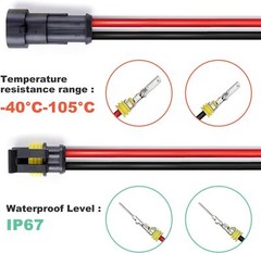708Pcs 1-6 Pin Car Automotive Waterproof Electrical Wire Connectors Plug Kit Set