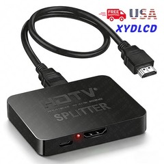 Avedio Links 4K 60Hz HDMI Splitter 1 In 2 Out Mirror Video and Audio Duplication
